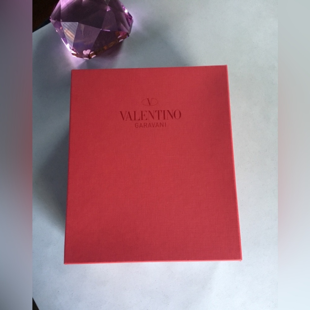 VALENTINO EMPTY BOX NO SHOES 1-DUST BAG 1-CARD ENVELOPE LABEL SHOE SIZE 38